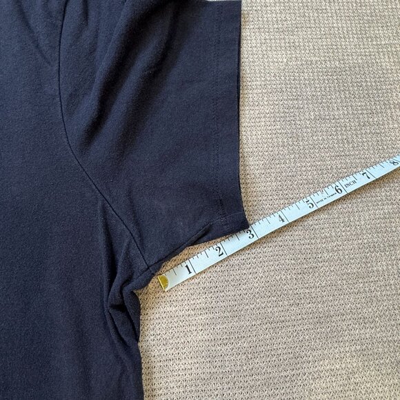 Old Navy Mens Navy Blue T-Shirt Sunset Basketball Court Palm Trees Graphic Sz XL - Picture 9 of 9